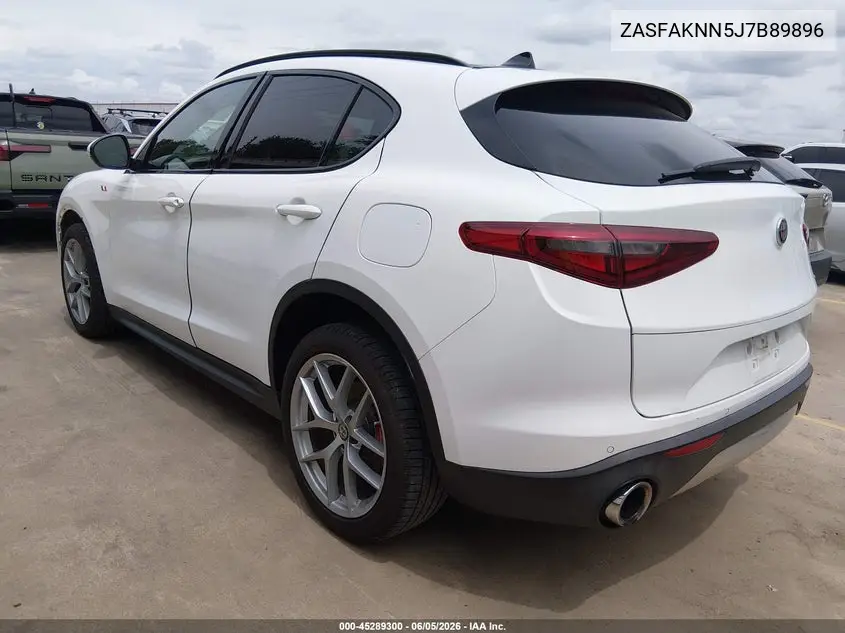 2018 Alfa Romeo Stelvio Ti Sport Awd VIN: ZASFAKNN5J7B89896 Lot: 45289300