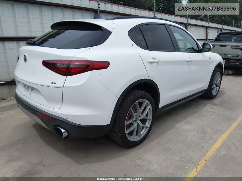 2018 Alfa Romeo Stelvio Ti Sport Awd VIN: ZASFAKNN5J7B89896 Lot: 45289300