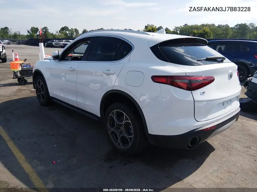 2018 Alfa Romeo Stelvio Awd VIN: ZASFAKAN3J7B83228 Lot: 45308195