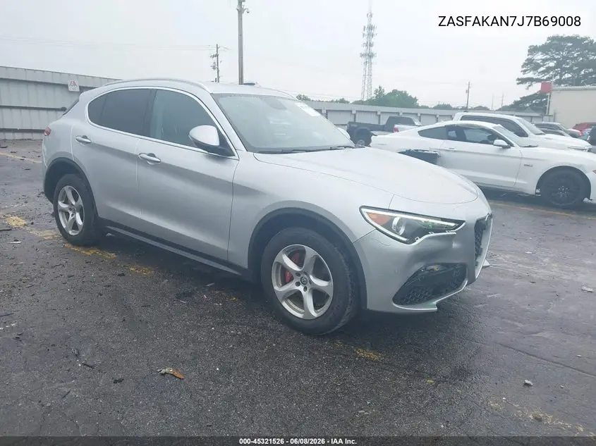 2018 Alfa Romeo Stelvio Awd VIN: ZASFAKAN7J7B69008 Lot: 45321526