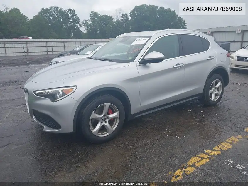 2018 Alfa Romeo Stelvio Awd VIN: ZASFAKAN7J7B69008 Lot: 45321526