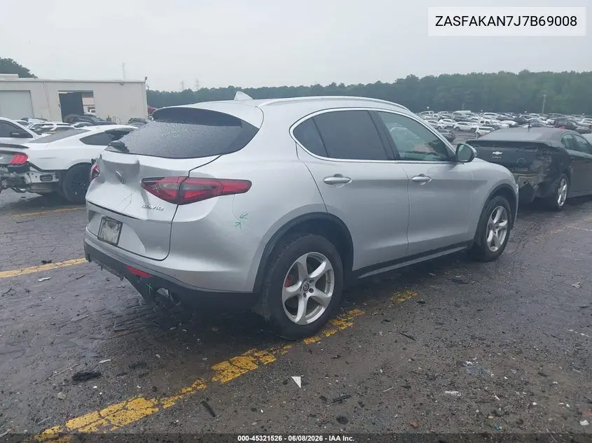 2018 Alfa Romeo Stelvio Awd VIN: ZASFAKAN7J7B69008 Lot: 45321526
