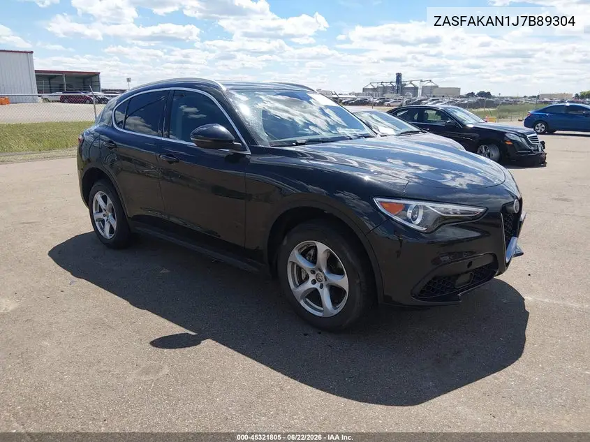 2018 Alfa Romeo Stelvio Awd VIN: ZASFAKAN1J7B89304 Lot: 45321805