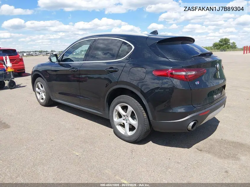 2018 Alfa Romeo Stelvio Awd VIN: ZASFAKAN1J7B89304 Lot: 45321805