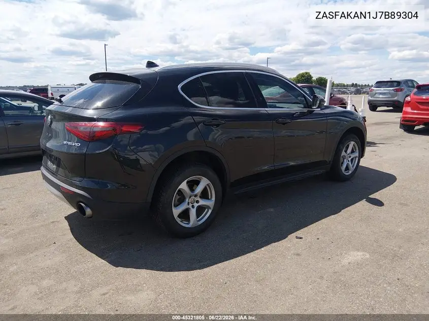 2018 Alfa Romeo Stelvio Awd VIN: ZASFAKAN1J7B89304 Lot: 45321805