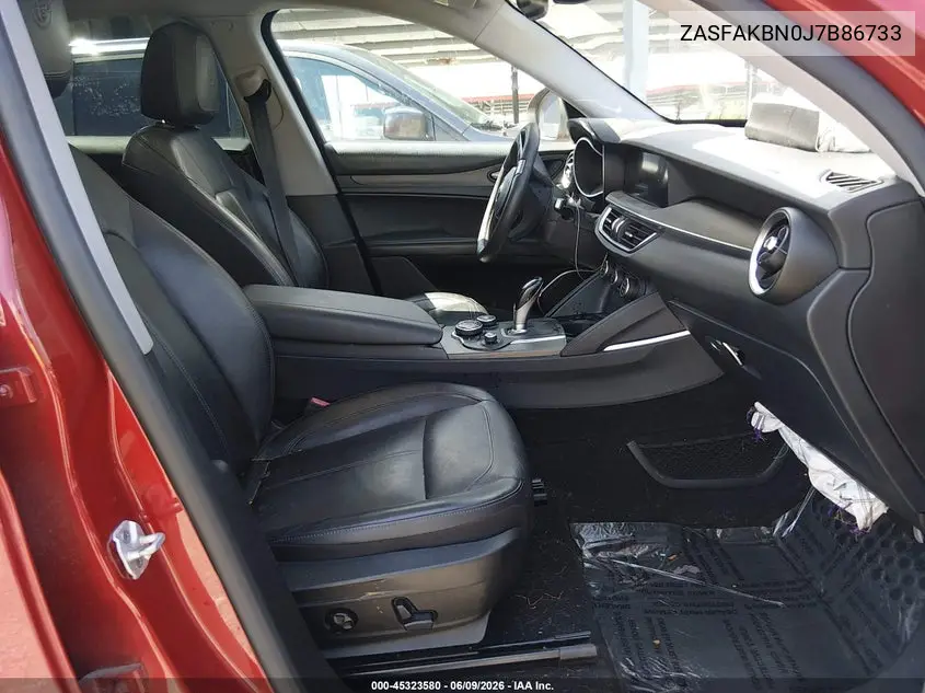 2018 Alfa Romeo Stelvio Ti Awd VIN: ZASFAKBN0J7B86733 Lot: 45323580