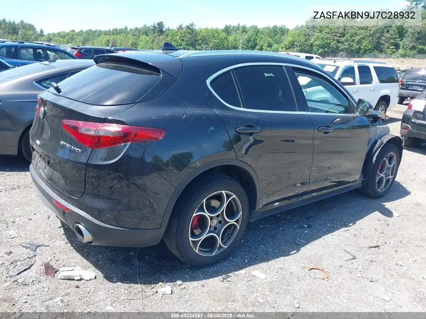 2018 Alfa Romeo Stelvio Ti Awd VIN: ZASFAKBN9J7C28932 Lot: 45324367