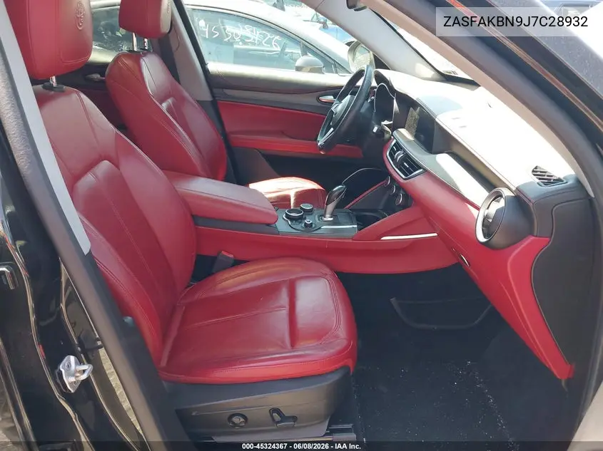 2018 Alfa Romeo Stelvio Ti Awd VIN: ZASFAKBN9J7C28932 Lot: 45324367