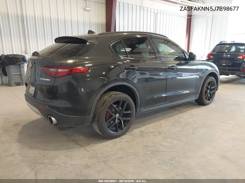 2018 Alfa Romeo Stelvio Ti Sport Awd VIN: ZASFAKNN5J7B98677 Lot: 45339001