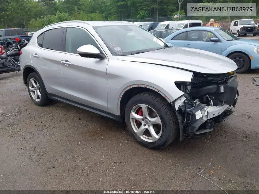 2018 Alfa Romeo Stelvio Awd VIN: ZASFAKAN6J7B68979 Lot: 45387348
