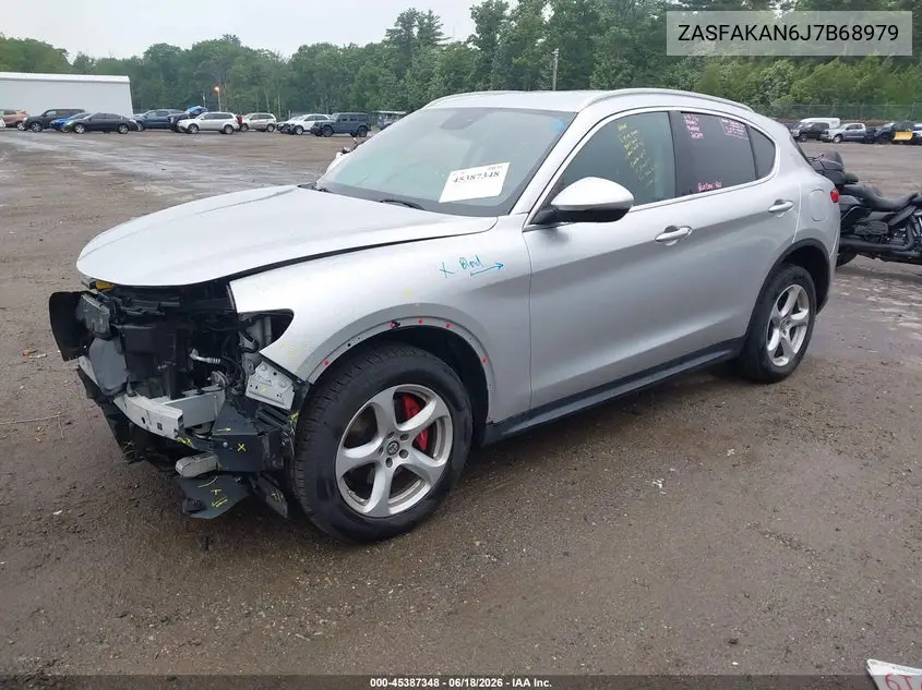 2018 Alfa Romeo Stelvio Awd VIN: ZASFAKAN6J7B68979 Lot: 45387348