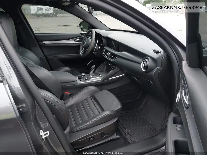 2018 Alfa Romeo Stelvio Ti Sport Awd VIN: ZASFAKNNXJ7B98948 Lot: 45389672