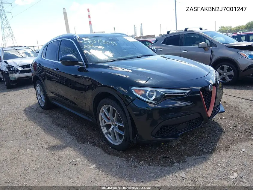 2018 Alfa Romeo Stelvio Ti Awd VIN: ZASFAKBN2J7C01247 Lot: 45413070
