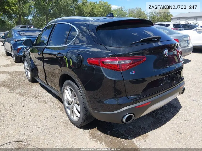 2018 Alfa Romeo Stelvio Ti Awd VIN: ZASFAKBN2J7C01247 Lot: 45413070