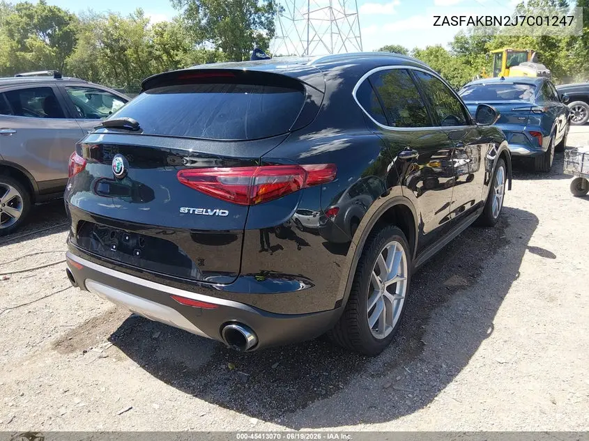 2018 Alfa Romeo Stelvio Ti Awd VIN: ZASFAKBN2J7C01247 Lot: 45413070