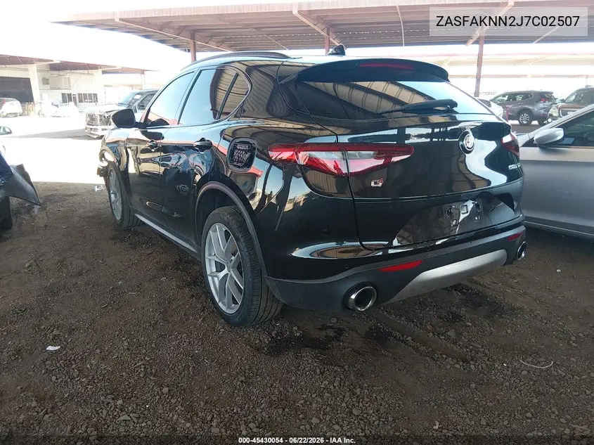 2018 Alfa Romeo Stelvio Ti Sport Awd VIN: ZASFAKNN2J7C02507 Lot: 45430054
