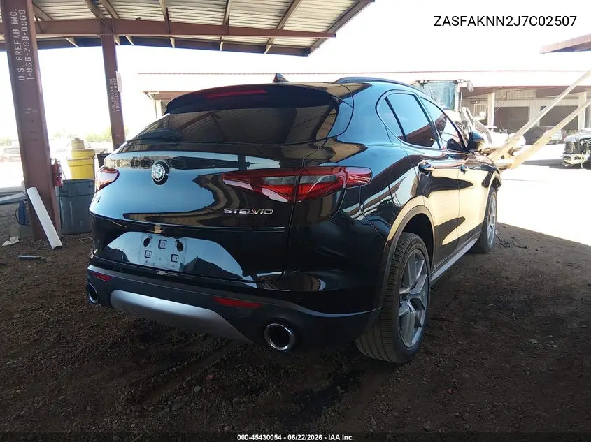 2018 Alfa Romeo Stelvio Ti Sport Awd VIN: ZASFAKNN2J7C02507 Lot: 45430054