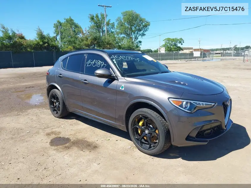 2018 Alfa Romeo Stelvio Quadrifoglio Awd VIN: ZASFAKEV5J7C15476 Lot: 45439897