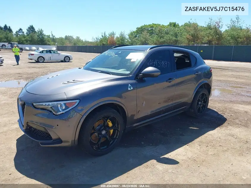 2018 Alfa Romeo Stelvio Quadrifoglio Awd VIN: ZASFAKEV5J7C15476 Lot: 45439897