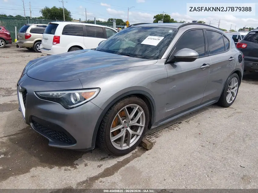 2018 Alfa Romeo Stelvio Ti Sport Awd VIN: ZASFAKNN2J7B79388 Lot: 45456620