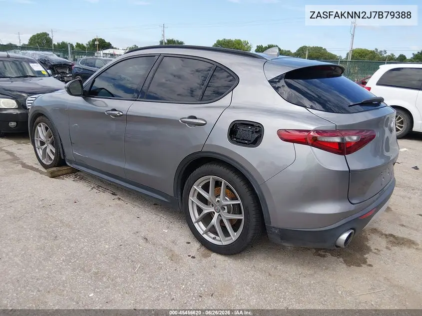 2018 Alfa Romeo Stelvio Ti Sport Awd VIN: ZASFAKNN2J7B79388 Lot: 45456620