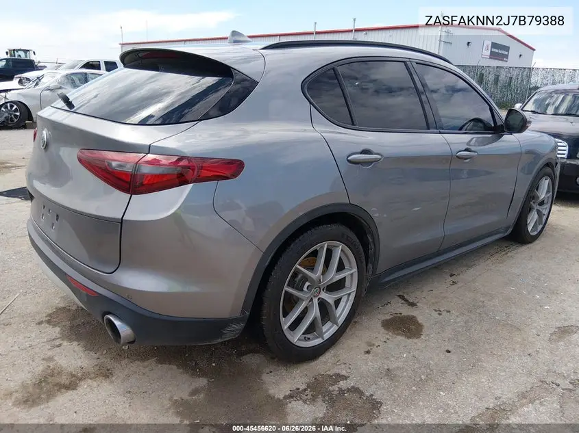 2018 Alfa Romeo Stelvio Ti Sport Awd VIN: ZASFAKNN2J7B79388 Lot: 45456620