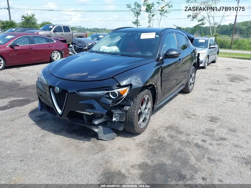 2018 Alfa Romeo Stelvio Sport Awd VIN: ZASFAKPN1J7B91075 Lot: 45480763