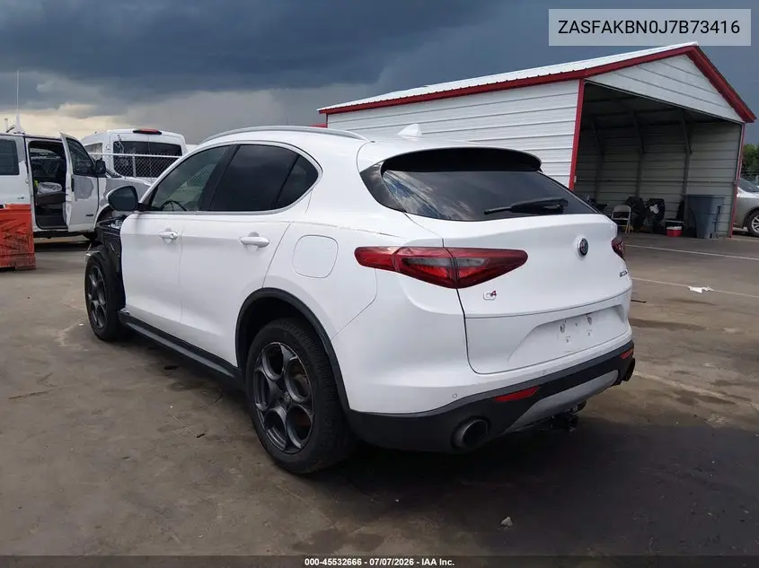 2018 Alfa Romeo Stelvio Ti Awd VIN: ZASFAKBN0J7B73416 Lot: 45532666