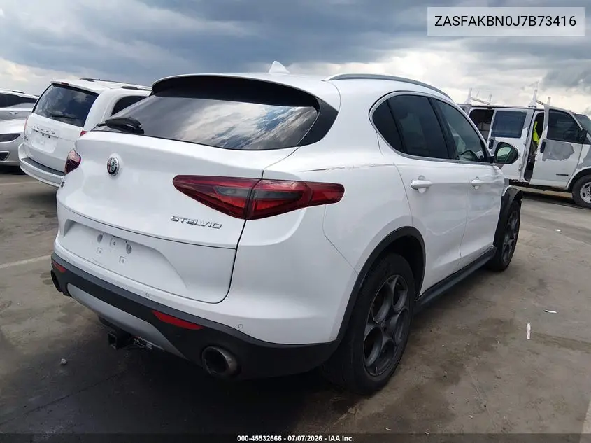 2018 Alfa Romeo Stelvio Ti Awd VIN: ZASFAKBN0J7B73416 Lot: 45532666