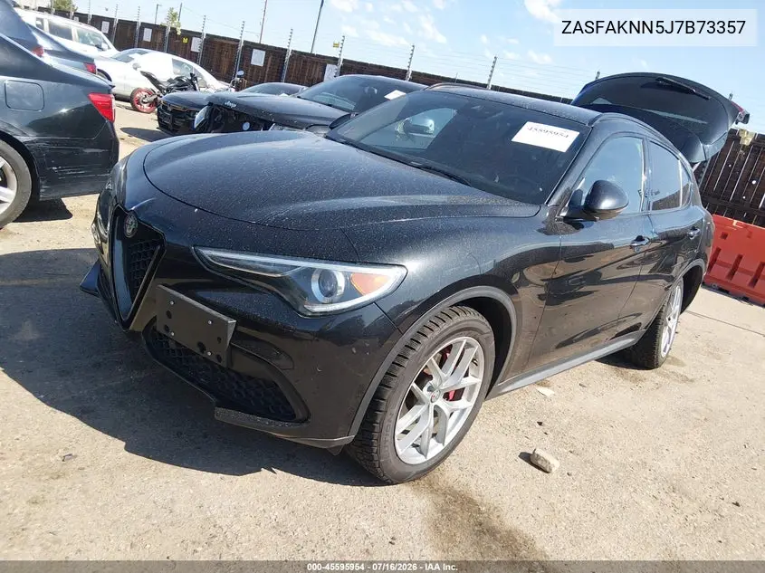 2018 Alfa Romeo Stelvio Ti Sport Awd VIN: ZASFAKNN5J7B73357 Lot: 45595954