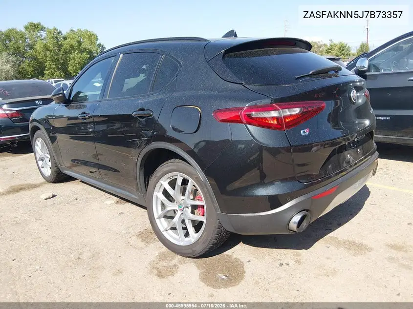 2018 Alfa Romeo Stelvio Ti Sport Awd VIN: ZASFAKNN5J7B73357 Lot: 45595954