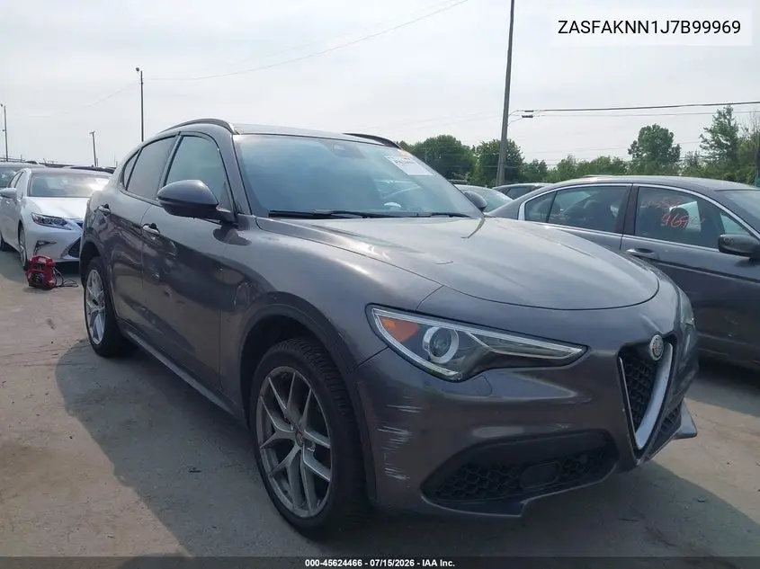 2018 Alfa Romeo Stelvio Ti Sport Awd VIN: ZASFAKNN1J7B99969 Lot: 45624466