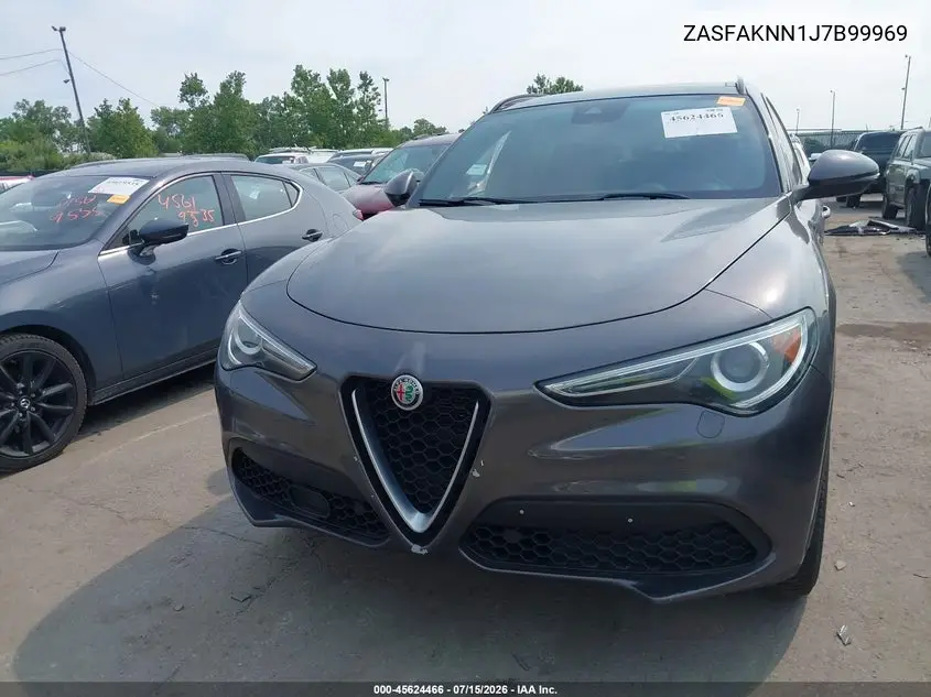2018 Alfa Romeo Stelvio Ti Sport Awd VIN: ZASFAKNN1J7B99969 Lot: 45624466