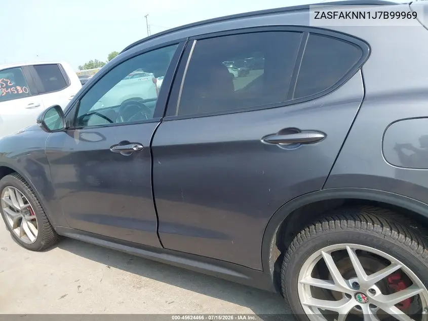2018 Alfa Romeo Stelvio Ti Sport Awd VIN: ZASFAKNN1J7B99969 Lot: 45624466