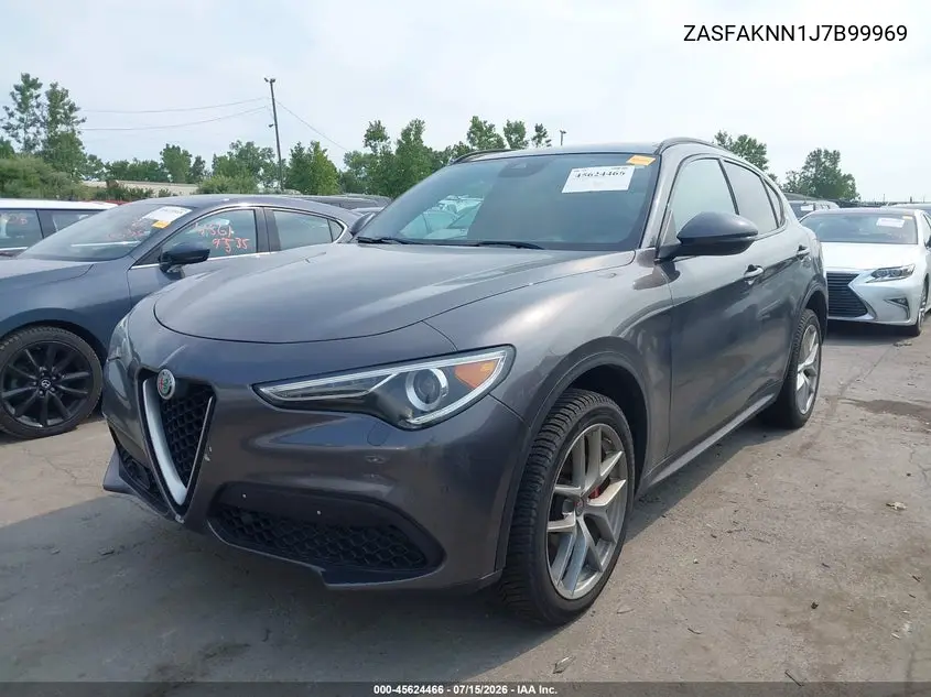 2018 Alfa Romeo Stelvio Ti Sport Awd VIN: ZASFAKNN1J7B99969 Lot: 45624466