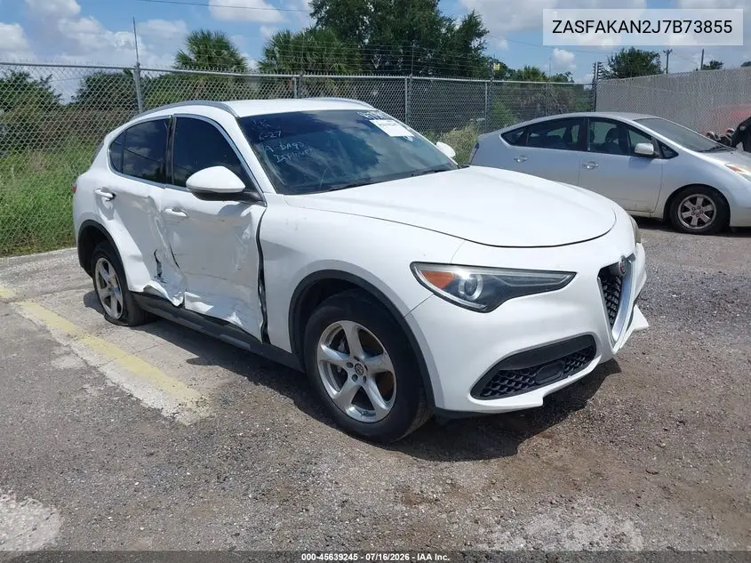 2018 Alfa Romeo Stelvio Awd VIN: ZASFAKAN2J7B73855 Lot: 45639245