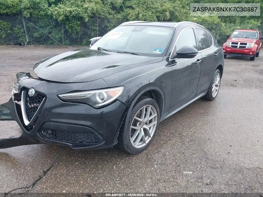 2019 Alfa Romeo Stelvio Ti Lusso Awd VIN: ZASPAKBNXK7C30887 Lot: 44975871