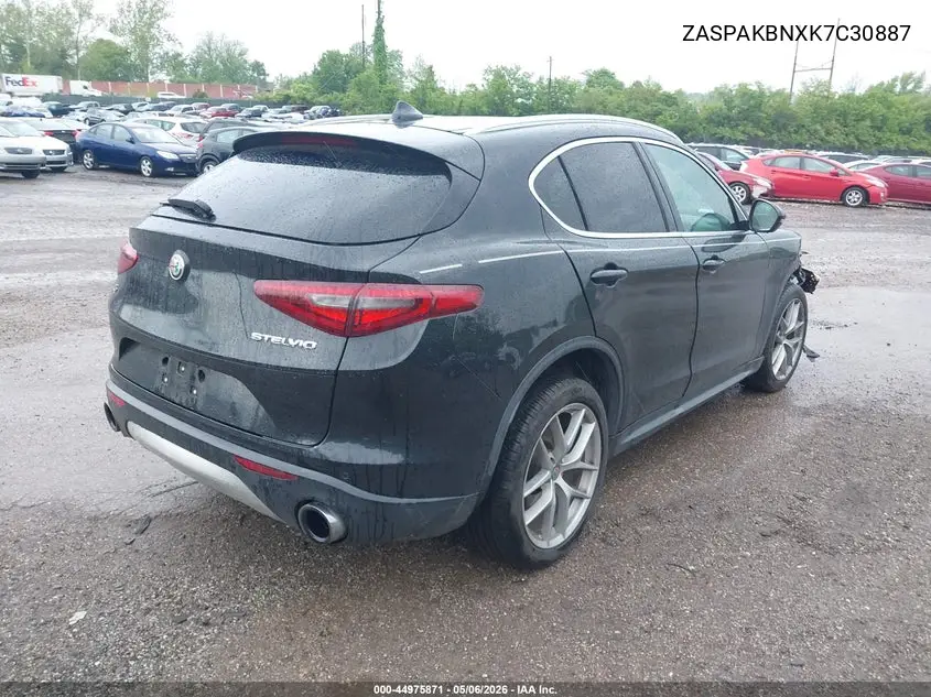 2019 Alfa Romeo Stelvio Ti Lusso Awd VIN: ZASPAKBNXK7C30887 Lot: 44975871