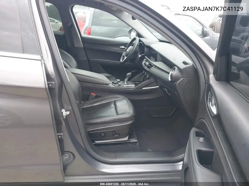 2019 Alfa Romeo Stelvio Rwd VIN: ZASPAJAN7K7C41129 Lot: 45081258