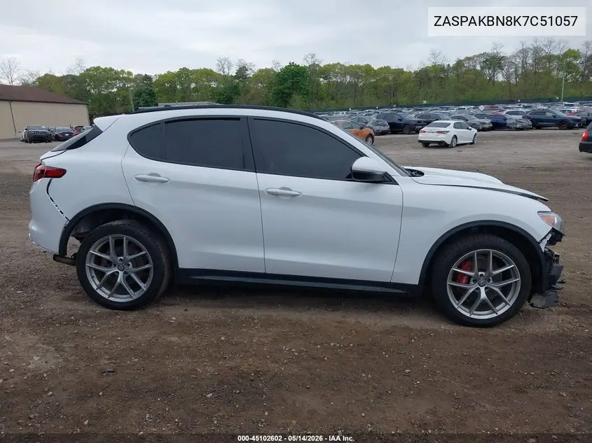 2019 Alfa Romeo Stelvio Ti Sport Awd VIN: ZASPAKBN8K7C51057 Lot: 45102602
