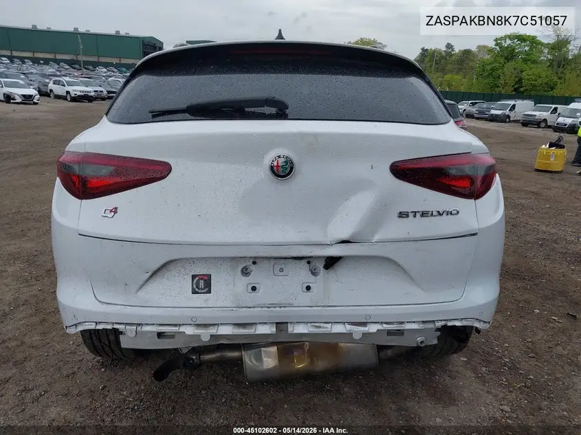 2019 Alfa Romeo Stelvio Ti Sport Awd VIN: ZASPAKBN8K7C51057 Lot: 45102602