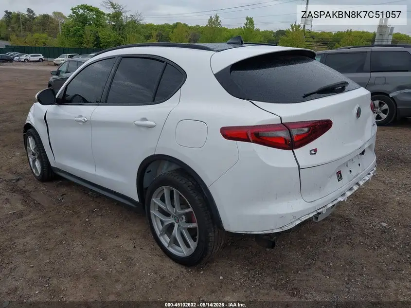 2019 Alfa Romeo Stelvio Ti Sport Awd VIN: ZASPAKBN8K7C51057 Lot: 45102602