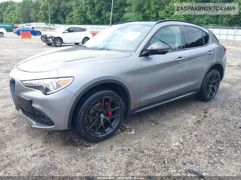 2019 Alfa Romeo Stelvio Ti Awd VIN: ZASPAKBN2K7C43469 Lot: 45218557