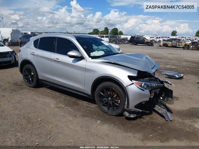 2019 Alfa Romeo Stelvio Ti Lusso Awd VIN: ZASPAKBN4K7C54005 Lot: 45251476