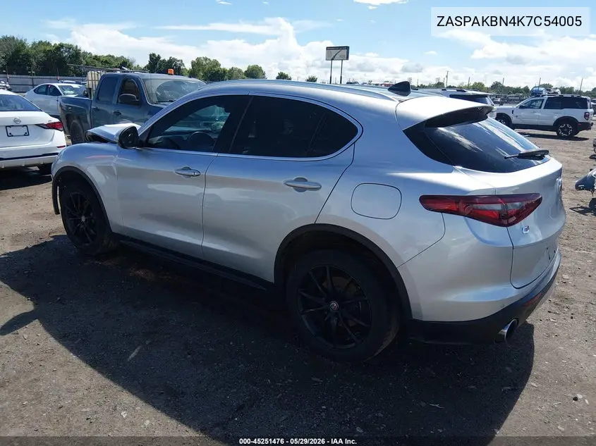 2019 Alfa Romeo Stelvio Ti Lusso Awd VIN: ZASPAKBN4K7C54005 Lot: 45251476
