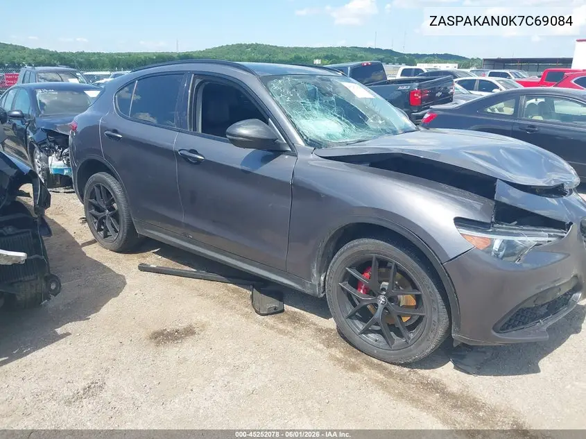2019 Alfa Romeo Stelvio Sport Awd VIN: ZASPAKAN0K7C69084 Lot: 45252078