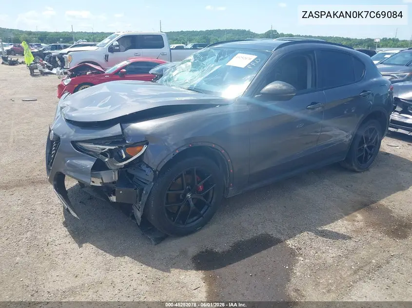 2019 Alfa Romeo Stelvio Sport Awd VIN: ZASPAKAN0K7C69084 Lot: 45252078