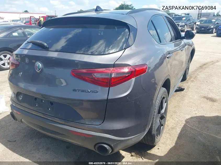 2019 Alfa Romeo Stelvio Sport Awd VIN: ZASPAKAN0K7C69084 Lot: 45252078