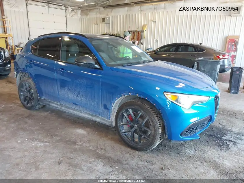 2019 Alfa Romeo Stelvio Ti Sport Awd VIN: ZASPAKBN0K7C50954 Lot: 45310647