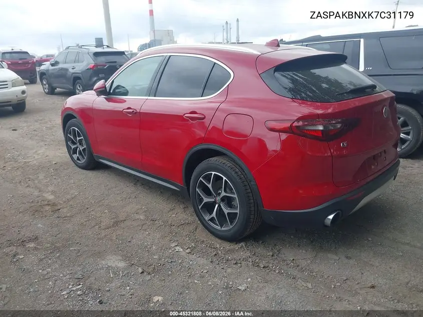 2019 Alfa Romeo Stelvio Ti Awd VIN: ZASPAKBNXK7C31179 Lot: 45321808